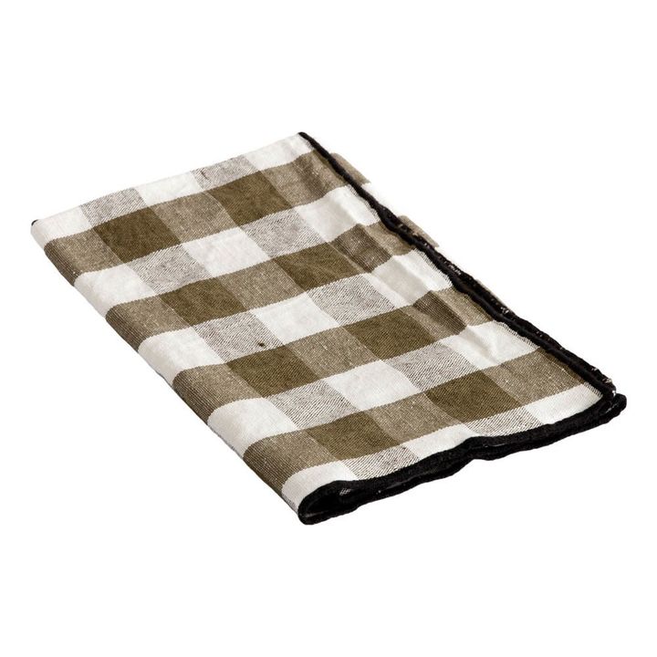 Geschirrtuch Mimi Vichy 48x75 cm | Vichy Kaki- Produktbild Nr. 0