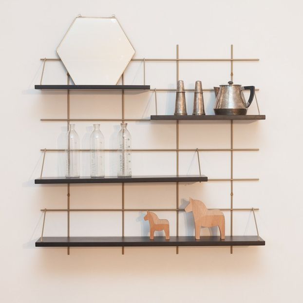 Mensola 7 Louison base ottone-product
