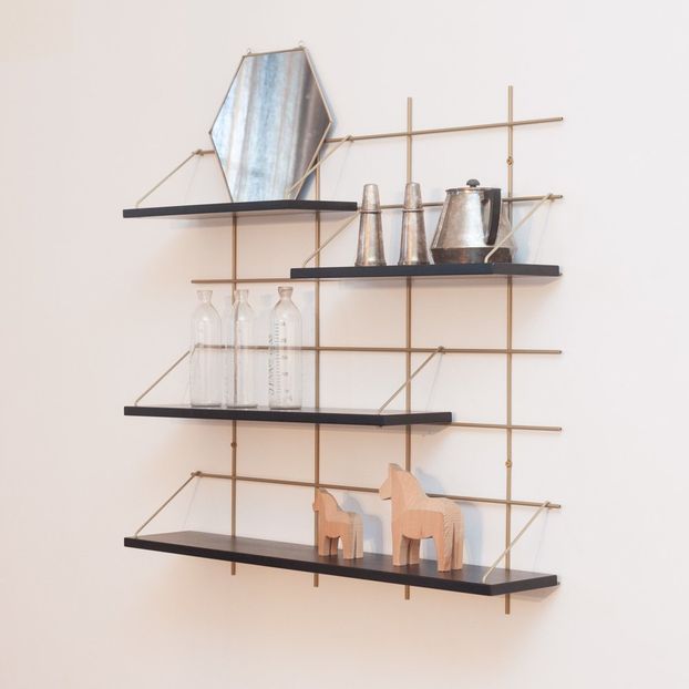 Mensola 7 Louison base ottone-product