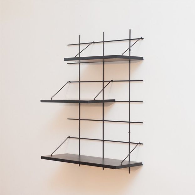 Mensola 3 Ines base nera-product