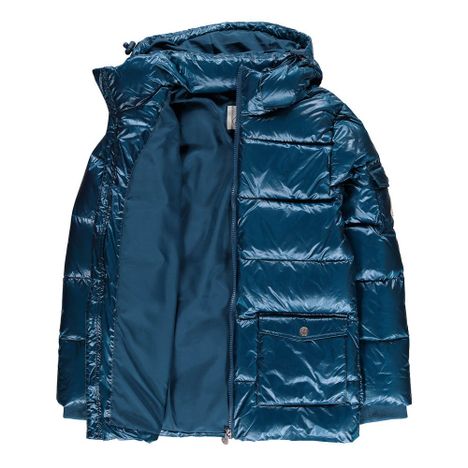 Shiny Authentic Fur Down Jacket-product