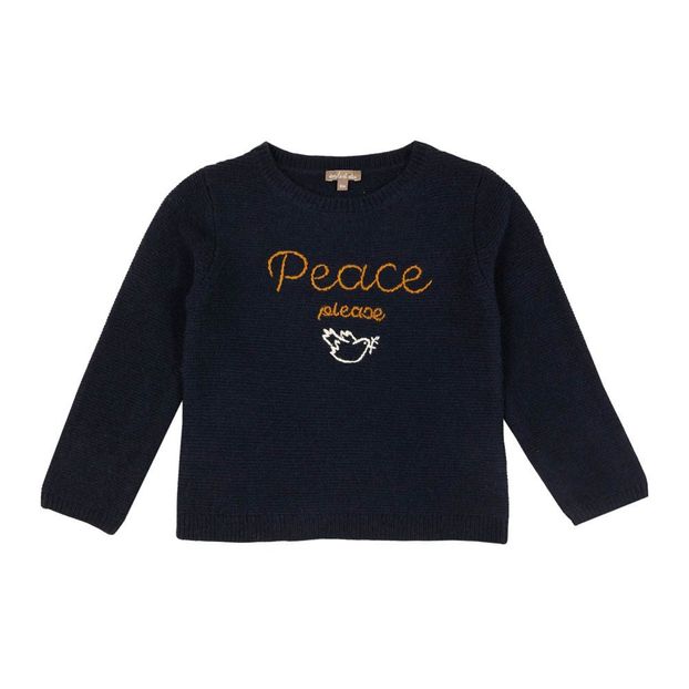 Pull Peace Brodé Main-product