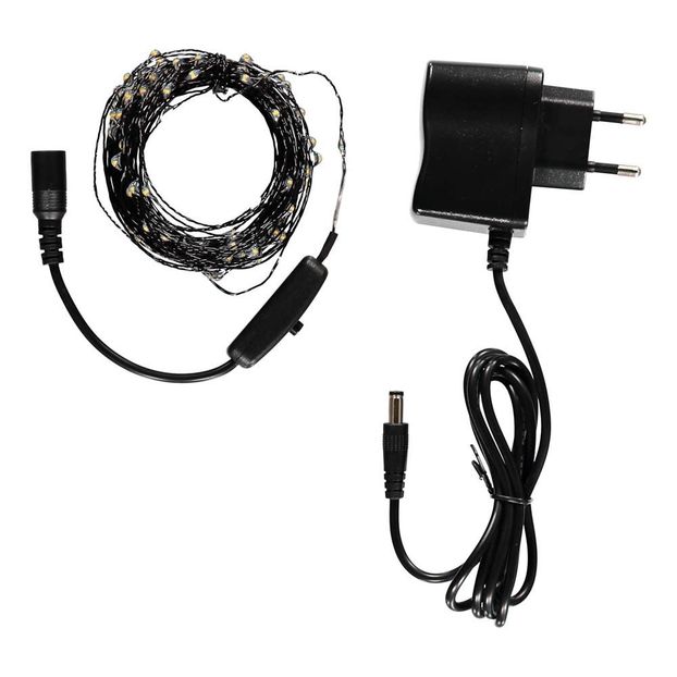 120 LED Black Wire Fairy Lights - 12 metres-product