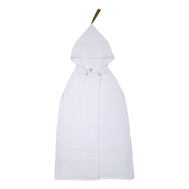 Peignoir poncho enfant en coton bio-product