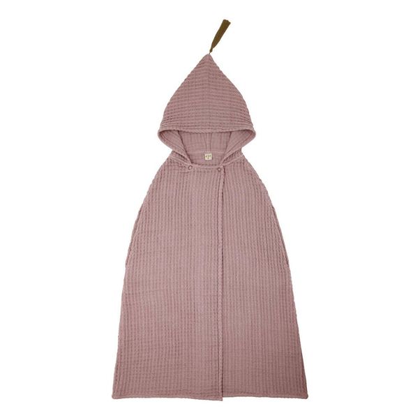 Peignoir poncho enfant en coton bio-product