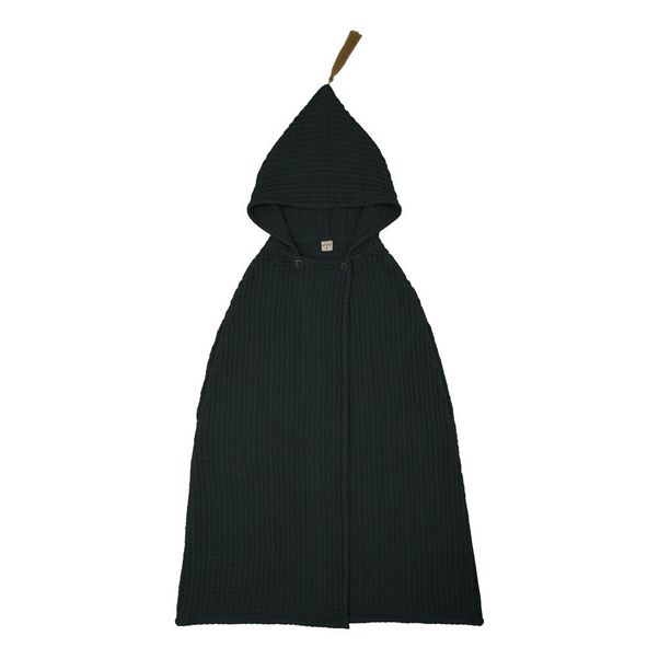 Peignoir poncho enfant en coton bio-product