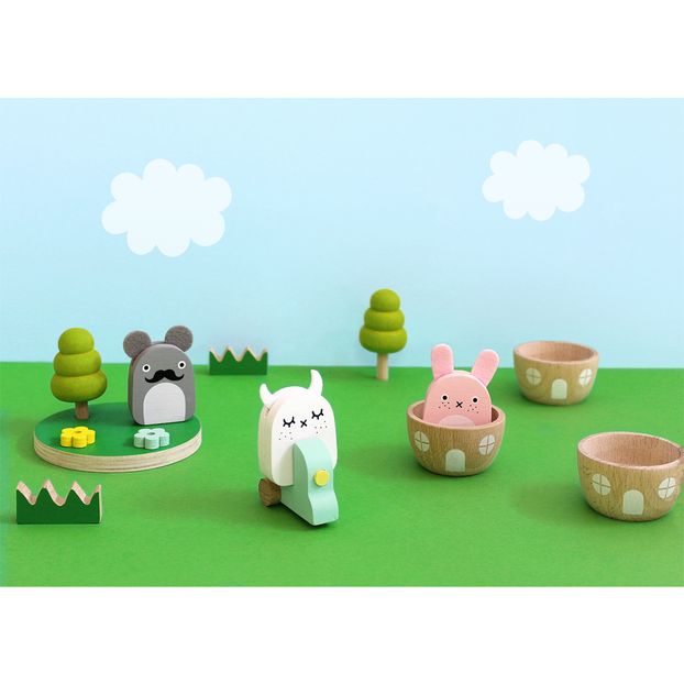 Noodoll x Kiko+ Wooden Magnet Game - Set of 21 Pieces-product