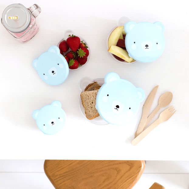 Lunch Box Ourson - Set de 4 boîtes-product