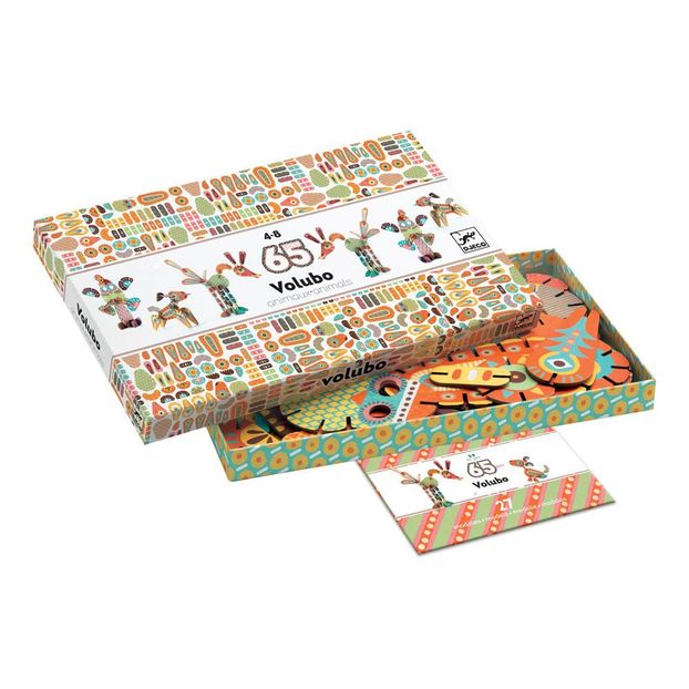 Volubo Animals - Cardboard Construction Game-product