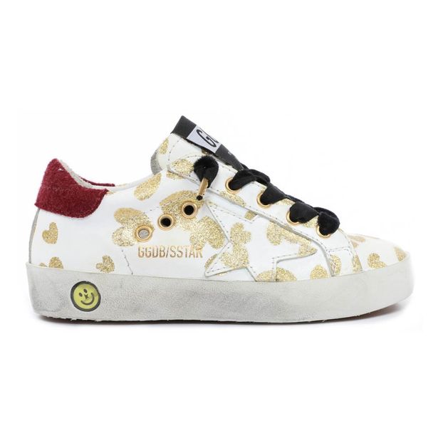 Zapatillas Cuero Corazones Paillettes Superstar-product
