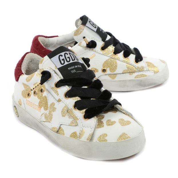 Zapatillas Cuero Corazones Paillettes Superstar-product