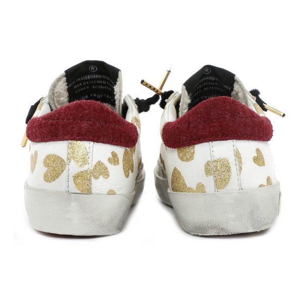 Zapatillas Cuero Corazones Paillettes Superstar-product