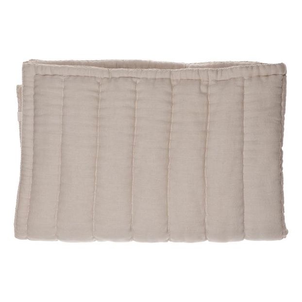 Couverture matelassé brodée main en coton-product