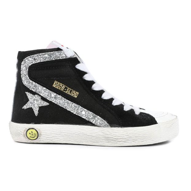 Slide Glitter Zip-Up Trainers-product