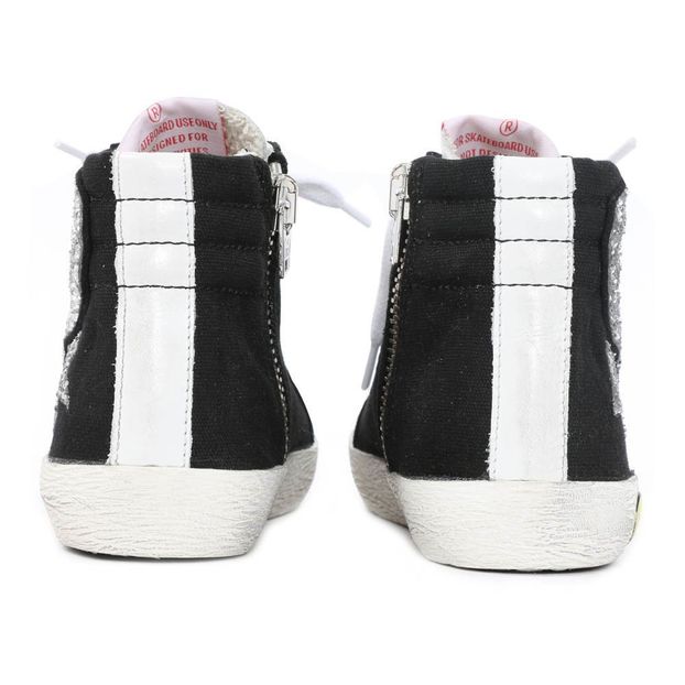 Slide Glitter Zip-Up Trainers-product