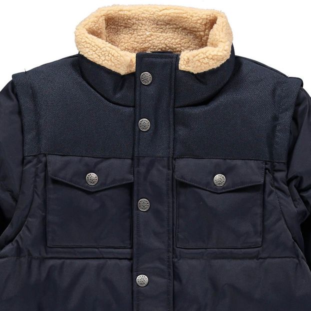 Blouson Bi-Matières Col Façon Mouton Thibault-product