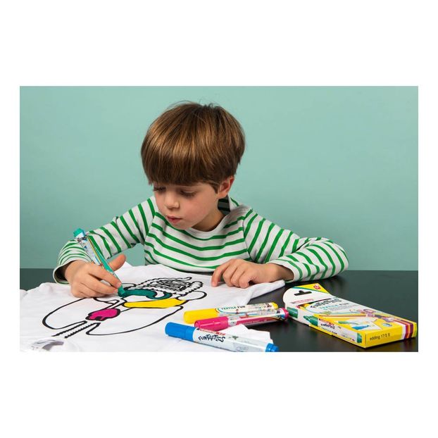 Camiseta, rotuladores, libreta Aprender los mecanismos del cuerpo-product