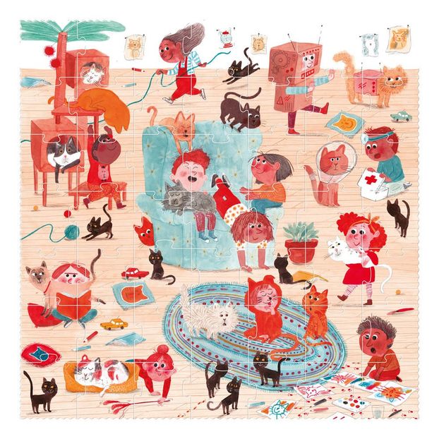 Puzzle Chats - 49 pièces-product