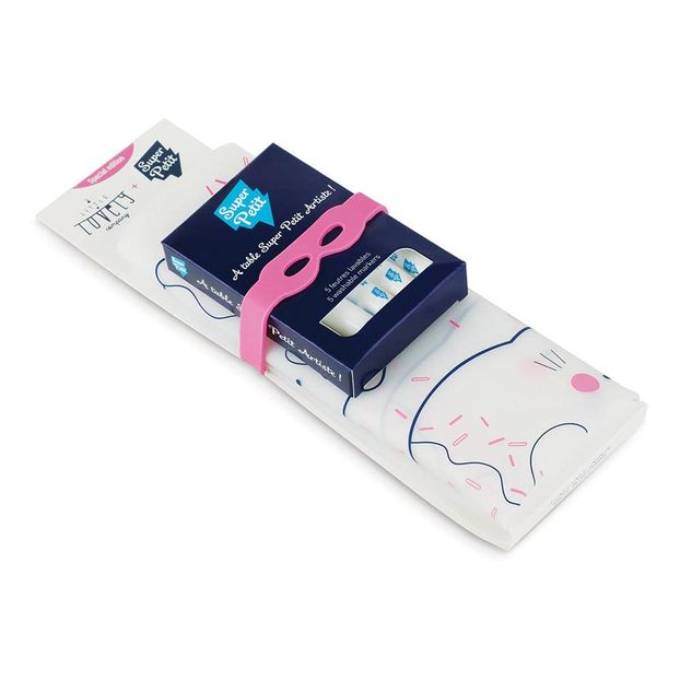 Set de mesa para colorear con 5 rotuladores y una pulsera A little lovely company -product