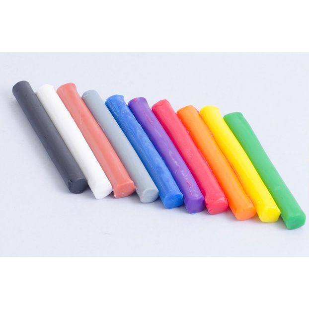 Rainbow Organic Beeswax Modelling Clay - 10 Colours-product