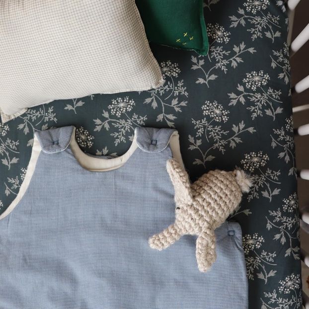 Gigoteuse à petits carreaux en coton-product