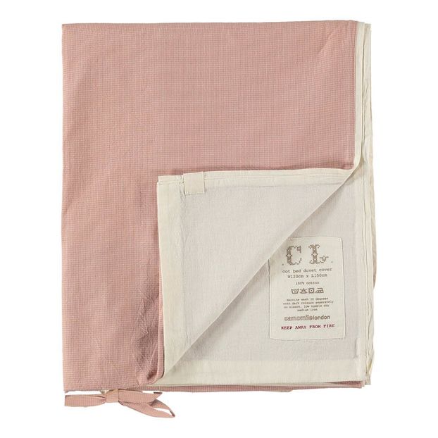 Housse de couette à petits carreaux en coton-product