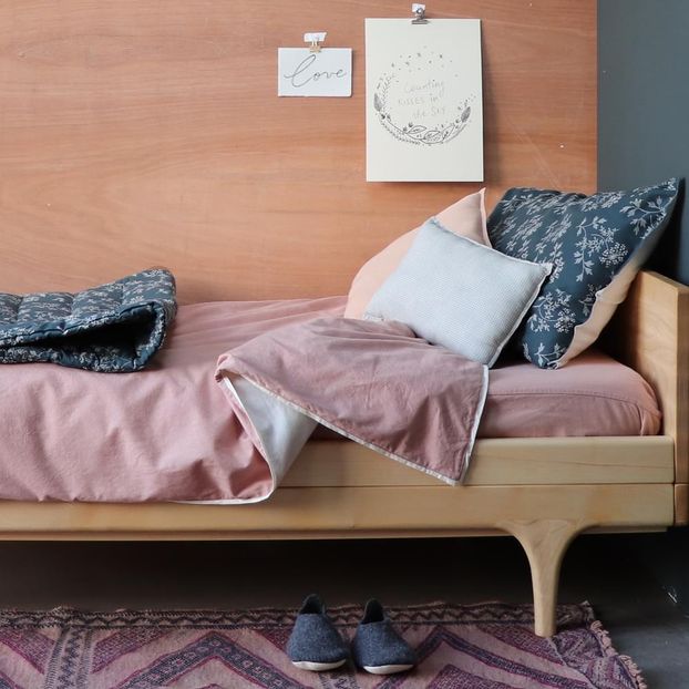 Housse de couette à petits carreaux en coton-product