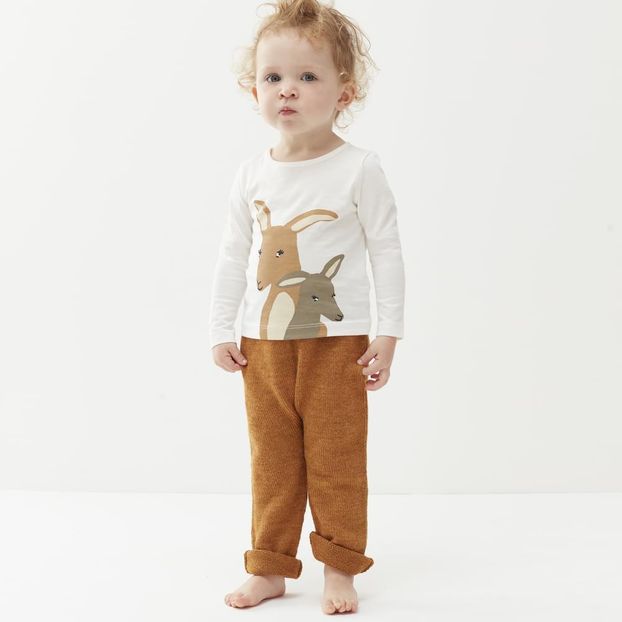 Exclusivité Œuf x Smallable T-shirt Coton Bio Kangourous-product