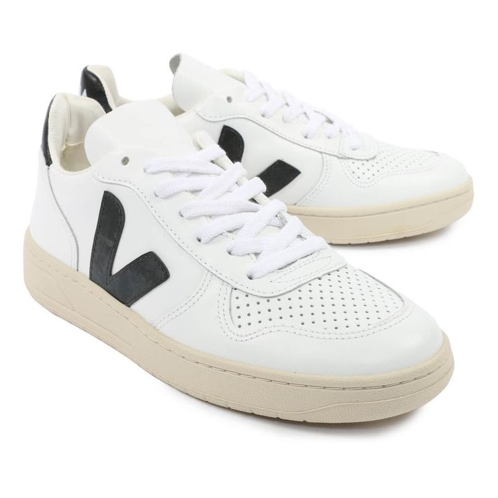 Zapatillas Cuero Cordones EV-10 | Negro- Imagen del producto n°1