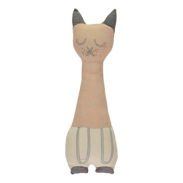 Coussin chat en coton 12x34 cm-product