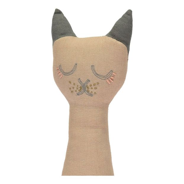 Coussin chat en coton 12x34 cm-product