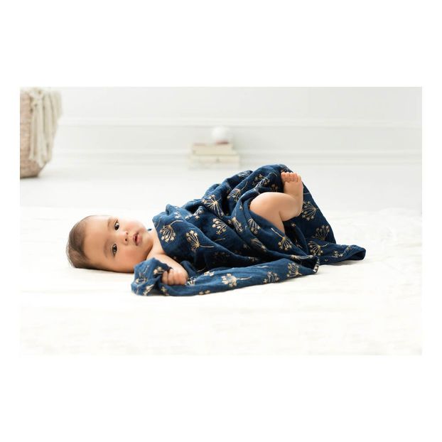 Metallic Plaid-Swaddling Blankets 120x120cm - Pack of 3-product