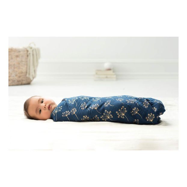 Metallic Plaid-Swaddling Blankets 120x120cm - Pack of 3-product