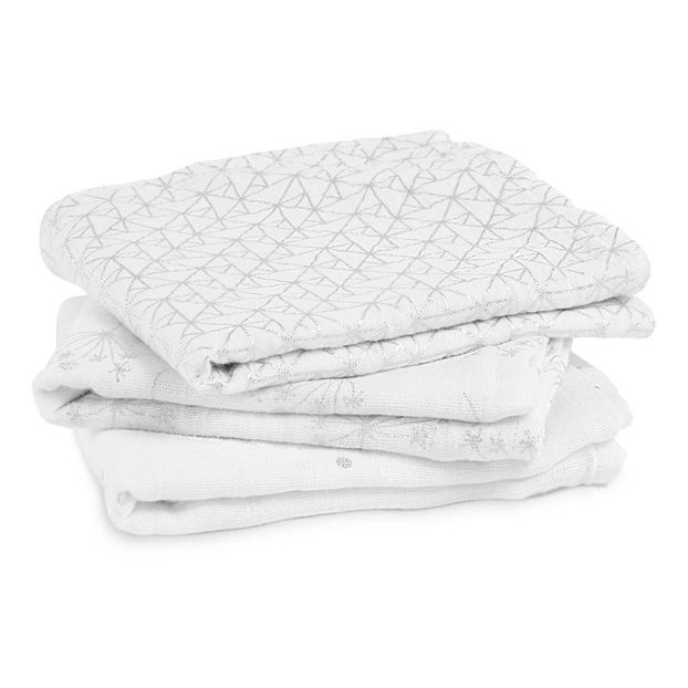 Wickeltücher Metallic 70x70 cm - 3er-Set-product