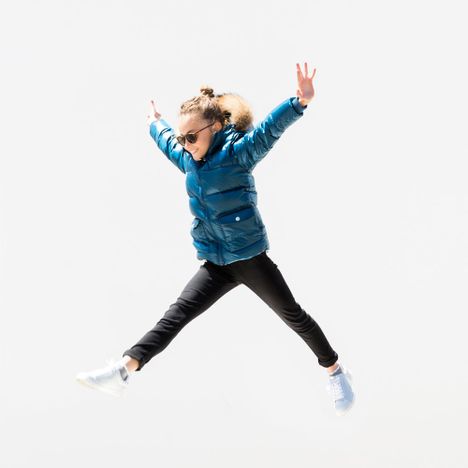 Shiny Authentic Fur Down Jacket-product