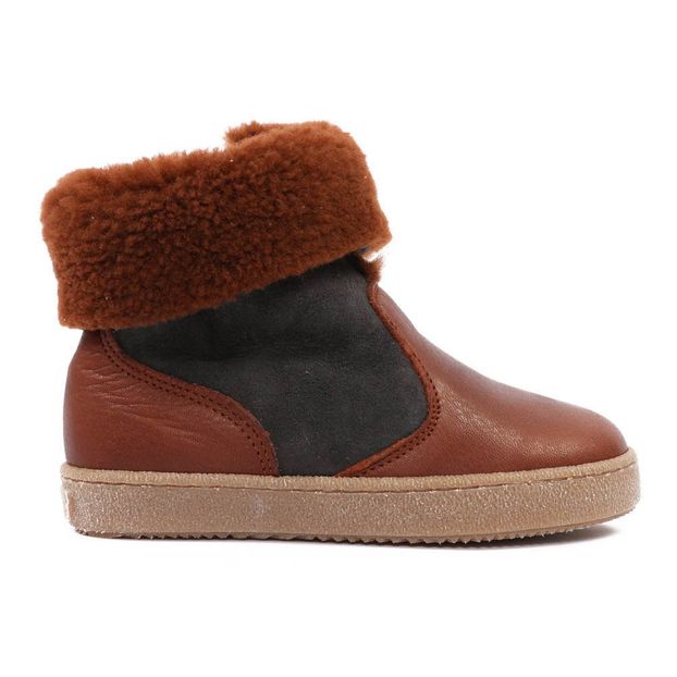 Sheepskin Lined Two-Tone Trainers-product
