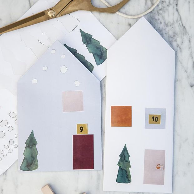Calendario de Adviento de papel In Fairy Town-product