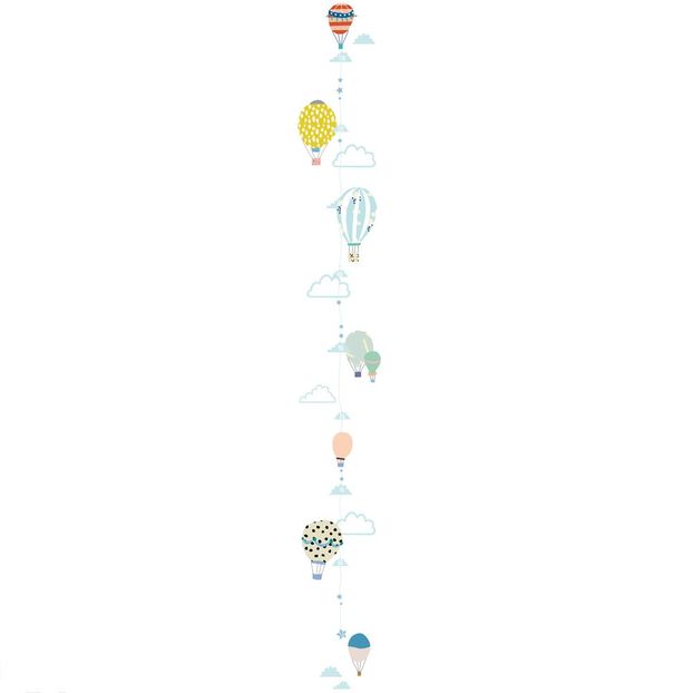 Messtab als Sticker Heißluftballon mehrsprachig-product