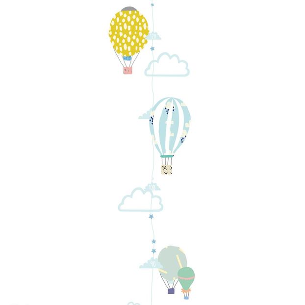 Messtab als Sticker Heißluftballon mehrsprachig-product