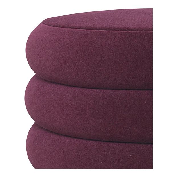Hocker aus Velours Febrick -product