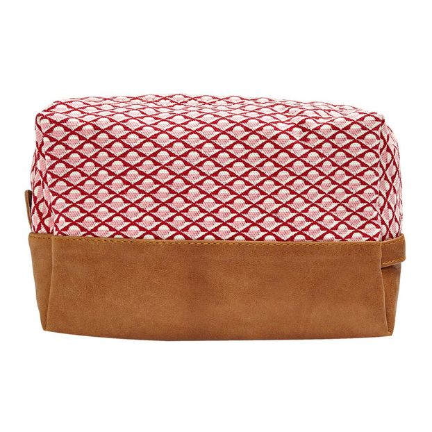 Trousse de Toilette Big Cuir et Canvas Chine-product