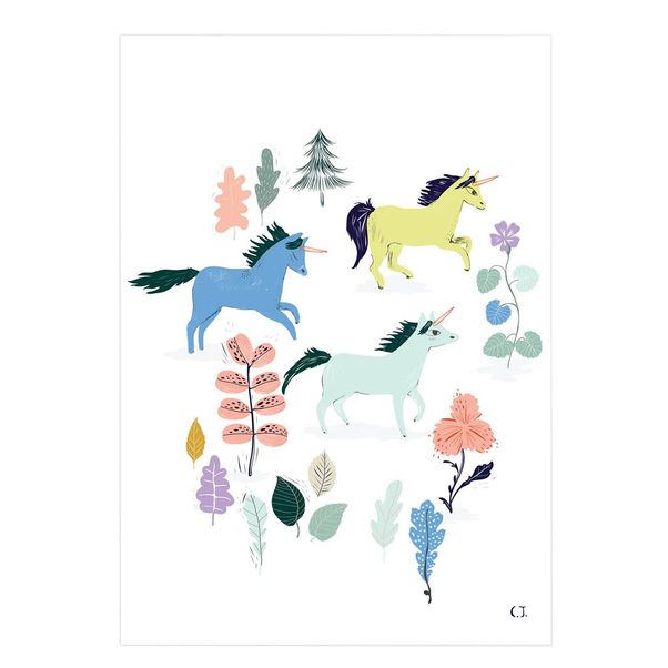 Poster Einhorn A3-product