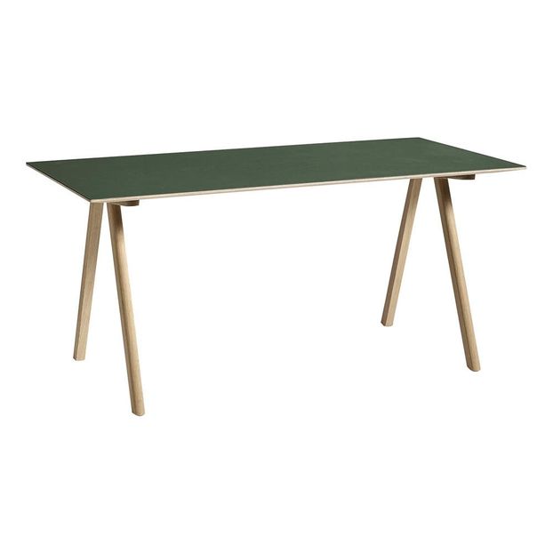Schreibtisch CPH 10, Eichenholz, grün, Ronan et Erwann Bouroullec -product