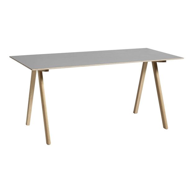 Bureau CPH 10, chêne, revêtement gris, Ronan et Erwann Bouroullec-product