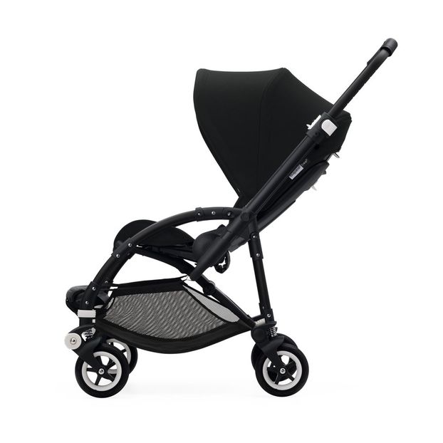 BEE5 Complete Convertible Pushchair with Black Frame, Black Seat and Black Carrycot-product