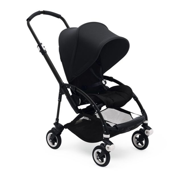 BEE5 Complete Convertible Pushchair with Black Frame, Black Seat and Black Carrycot-product