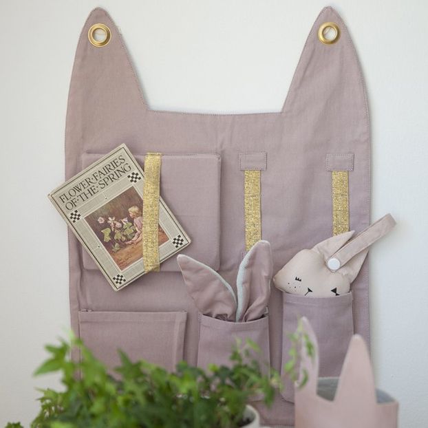 Rangement mural pirate en coton bio-product