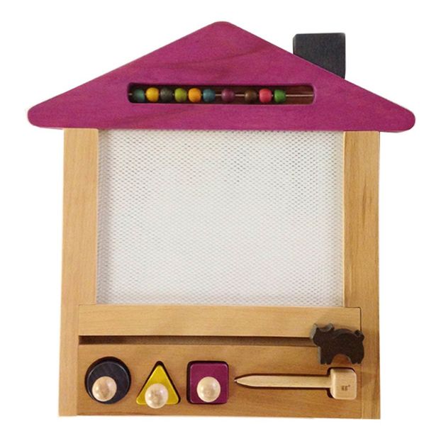 Oekaki Cat Wooden Magic Board-product