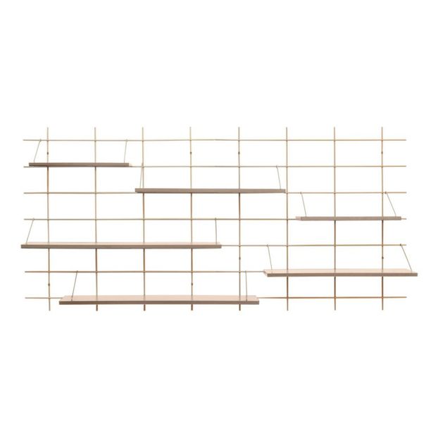 Mensola 16 Charles base ottone-product