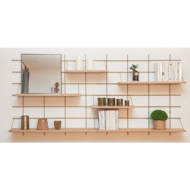Mensola 16 Charles base ottone-product